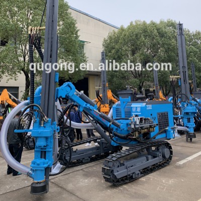 YC420H  Environmental friendly crawler wagon drill Rock Drill Rig for quarry plant and borehole