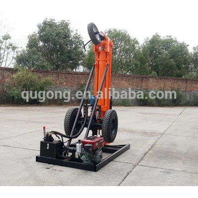 KQD165Z Small wheel trailer water well drilling rig