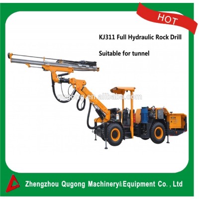 made in China with imported spare parts KJ311 full hydraulic tunnel jumbo drill /tunnel underground mine drilling