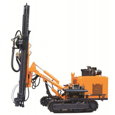 KG430 crawler wagon drill with KSCY-580/17 diesel air compressor for construction machinery